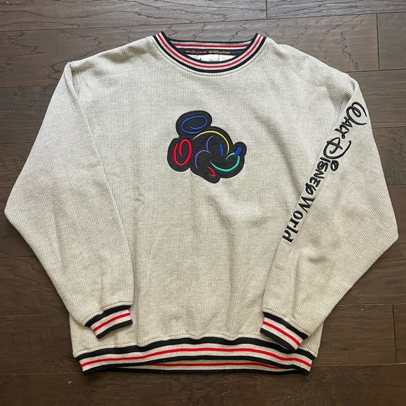Vintage 90s Walt Disney World Mickey Mouse Sweatshirt - Picture 1 of 7